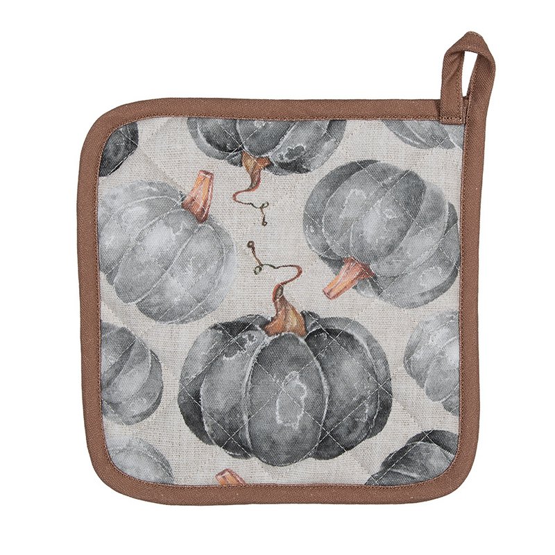 Pfannkuchen 20x20 cm grauer Baumwollkürbis