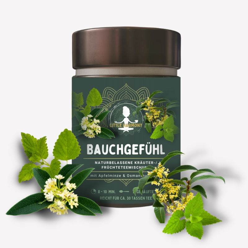 Bauchgefühl - Kräutertee in der Teedose