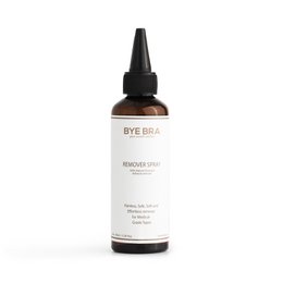 Adhesive remover in a clear bottle with a black cap. Designed to safely remove adhesives and residues from various surfaces.