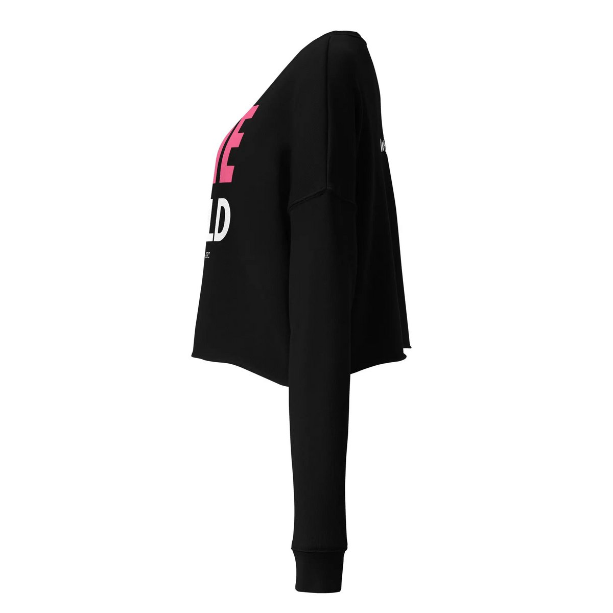Live Bold Crop Sweatshirt - sweatshirt kvinder