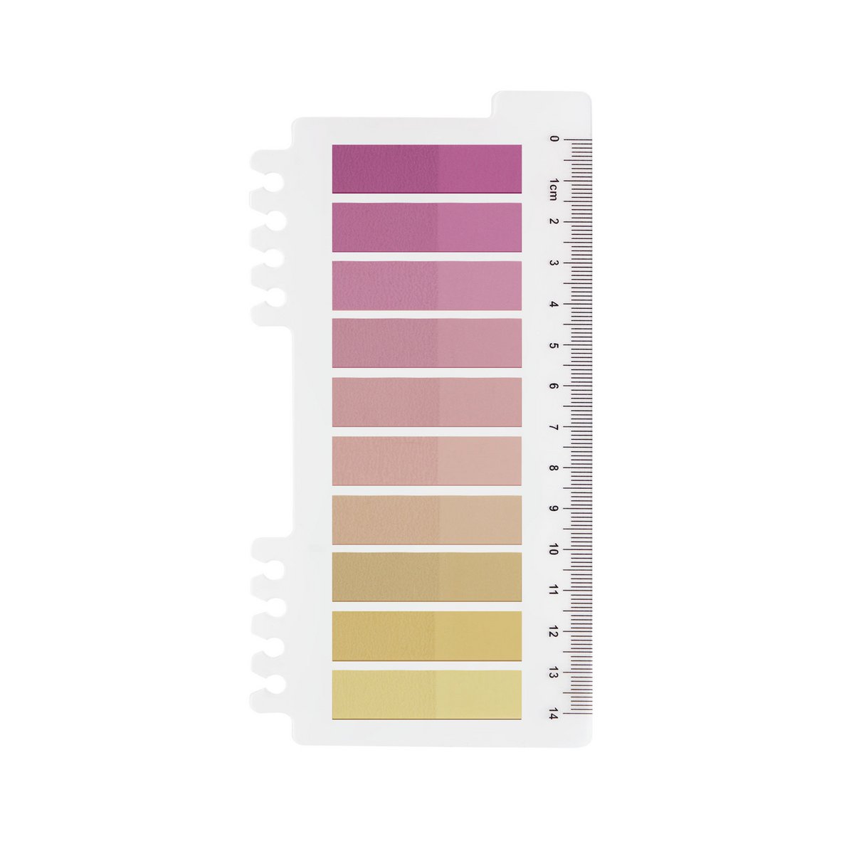 Blush Petal | Sticky Notes | Ordinate Transparent Haftnotizen | Seitenmarkierer | Ästhetischer Post it | Haftstreifen