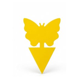 Strisce Adesive Combatti Mosche da Lutto - Farfalla - 6 Pezzi - Cattura Mosche da Lutto - Trappola per Insetti - Carte Cattura