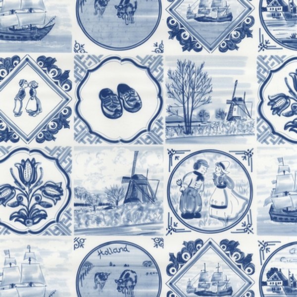 Film autocollant bleu de Delft Mini rouleau bleu 45cmx2mtr