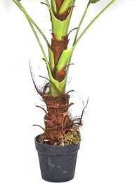Kunstplant Sago Palm – Cycas Revoluta – Ø60 x 142,5 cm – Levensechte Exotische Kunstpalm voor Binnen – Onderhoudsvrije Kunstboom als Tropische Interieurdecoratie – Groen