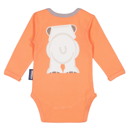 Long Sleeve Bodysuit & Bib Set | Organic cotton |Polar bear | Birth gift