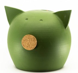 Handgefertigtes Tafel-Sparschwein aus Keramik – The Chalk Collection