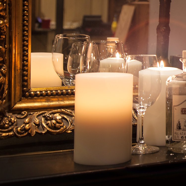 Sin! Insert permanent candle tealight holder white ∅ 8 cm