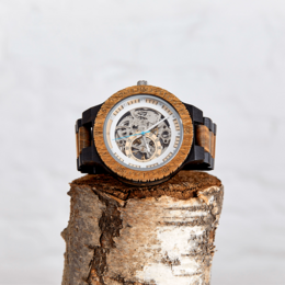 The Hemlock - Handmade Vegan Mechanical Wood Watch