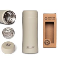 Tumbler Insulated double wall mug Grey 300 ml
