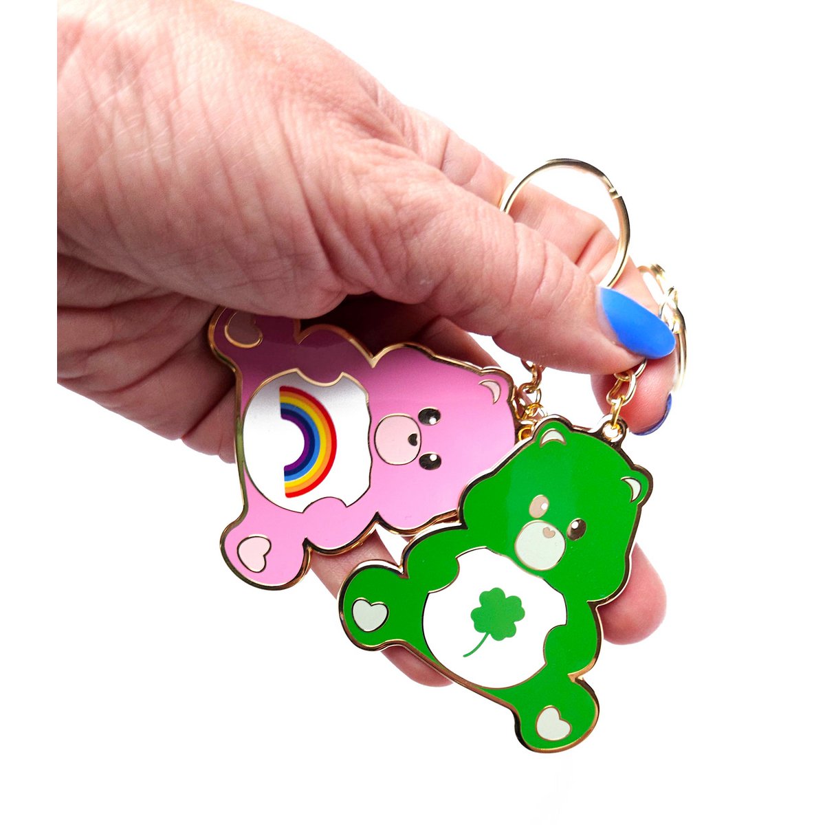 Care Bear Sending rainbows Keychain