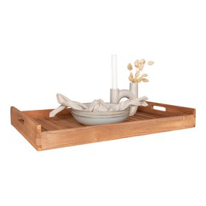 Faro Tablett – Natur, Teak, 58 x 38 x 7 cm
