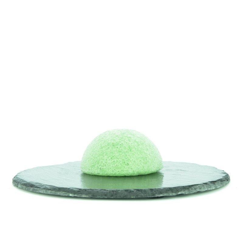 Zero waste konjac natural face with green tea