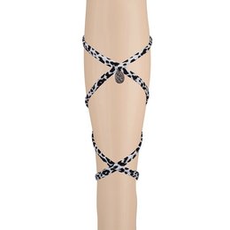 Cozy, comfortable slippers with a leopard print design and criss-cross straps for a secure fit.