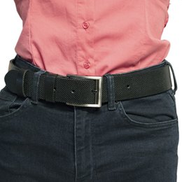 Leder Damengürtel oder Leder Herrengürtel mit Aufdruck Echtes Leder 4 cm breit