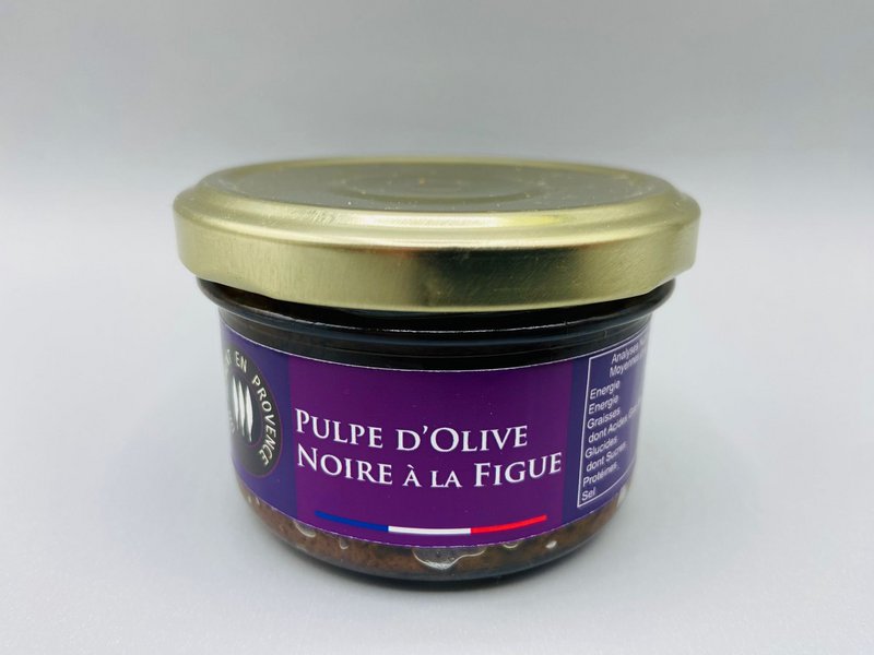 Baronnies zwarte olijvenpulp met vijg: de perfecte combinatie van zoet en zout in 90 g 🌿