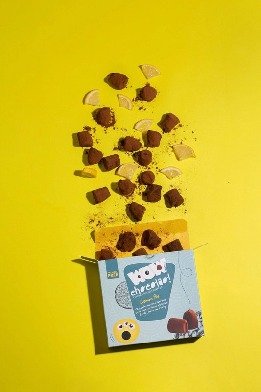 Tartufi Al Cioccolato Torta Al Limone Confezione XL 250g | Cioccolato Croccante Al Limone