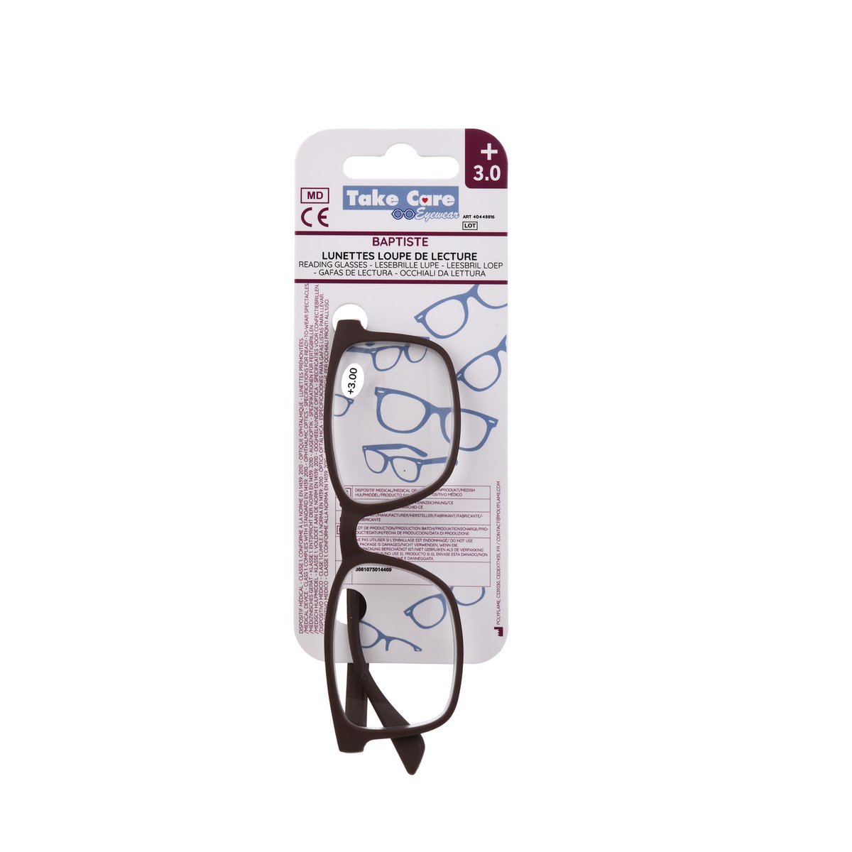 Reading glasses - Baptiste Brown +3.0