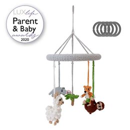 Crocheted baby mobile SOUTH AMERICA (4-in-1)