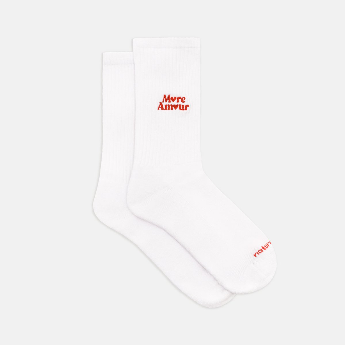 Organic socks gift set More Amour - 2-pack tennis socks
