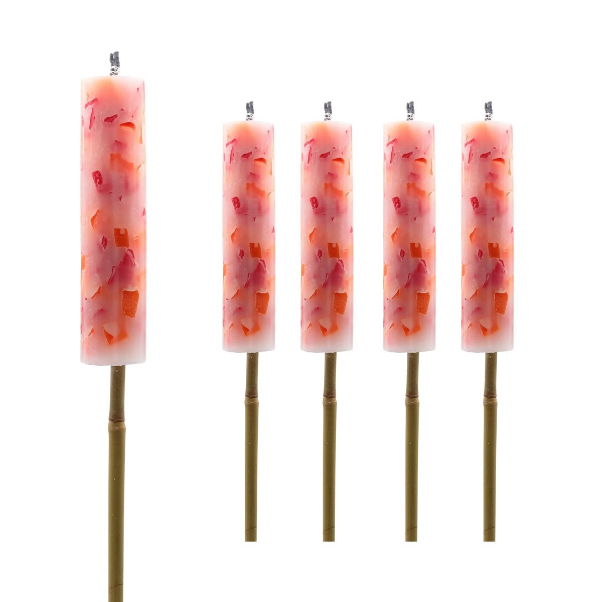 Nordlichter Konfetti Gartenfackel XL für draußen
