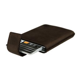 Porte-Cartes Pocket Luxe Vintage Marron