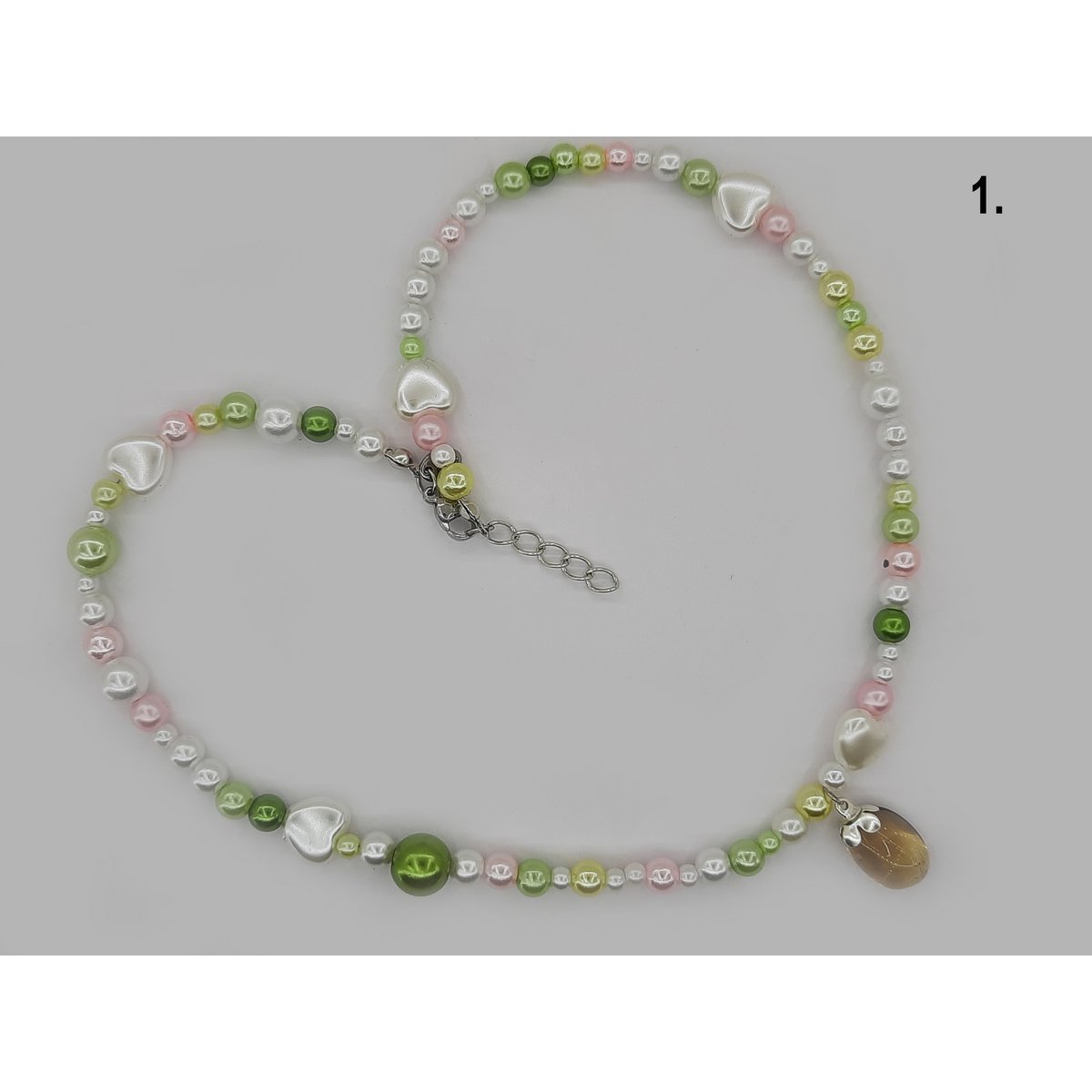 %238 Ensemble collier de perles tendance