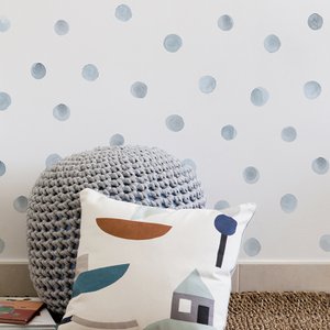Watercolor dots wall sticker