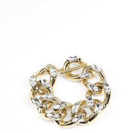 Veronica Bracelet Gold Chain With Swarovski Crystals