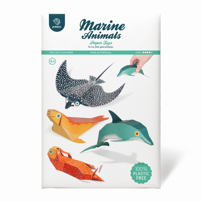 Marine Animals Paper Toys