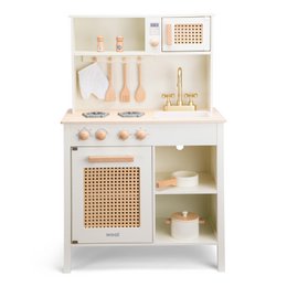 Cocina infantil de juguete de madera - Rattan