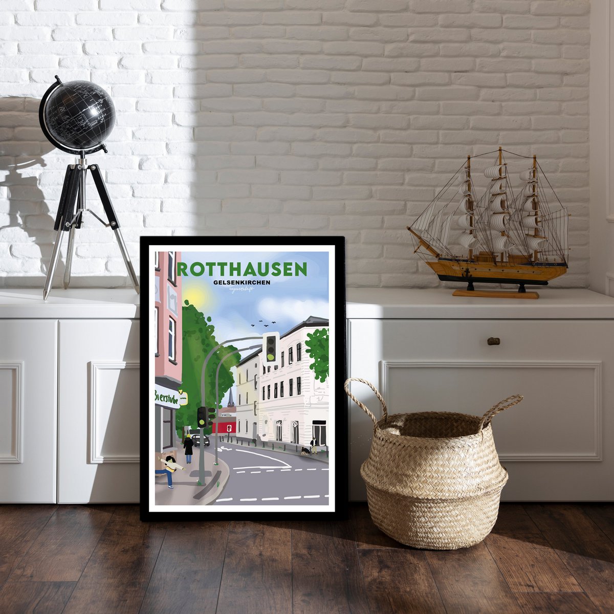 Affiche maison Rotthausen Gelsenkirchen