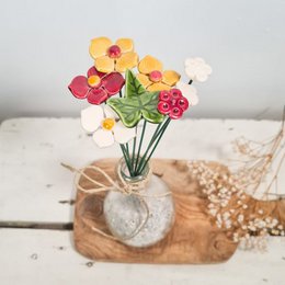 Mazzo di fiori di felicità in diversi colori
