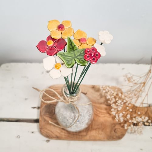 Glück Blumenstrauß in verschiedenen Farben