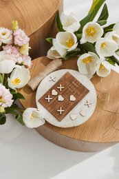 Personalised wooden favor| Tic tac toe wedding game| rustic wedding gift| noughts and crosses table decoration| Mr and Mrs wedding decor