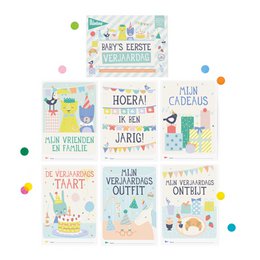 Milestone® specielle øjeblikke fotohæfte - Babys første fødselsdag
