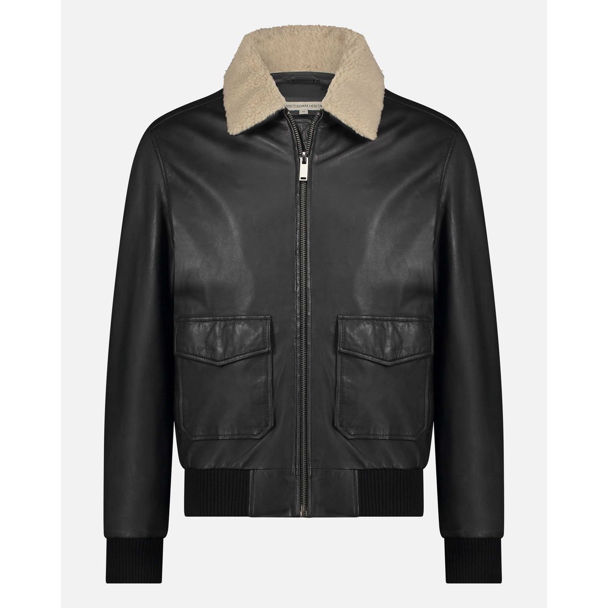 Jackson │ Shearling Leder Bomberjacke