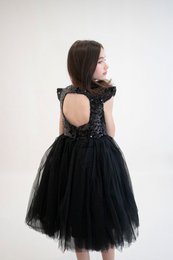 FIONA Ceremony dress Black - Size 130cm (7/8 years)