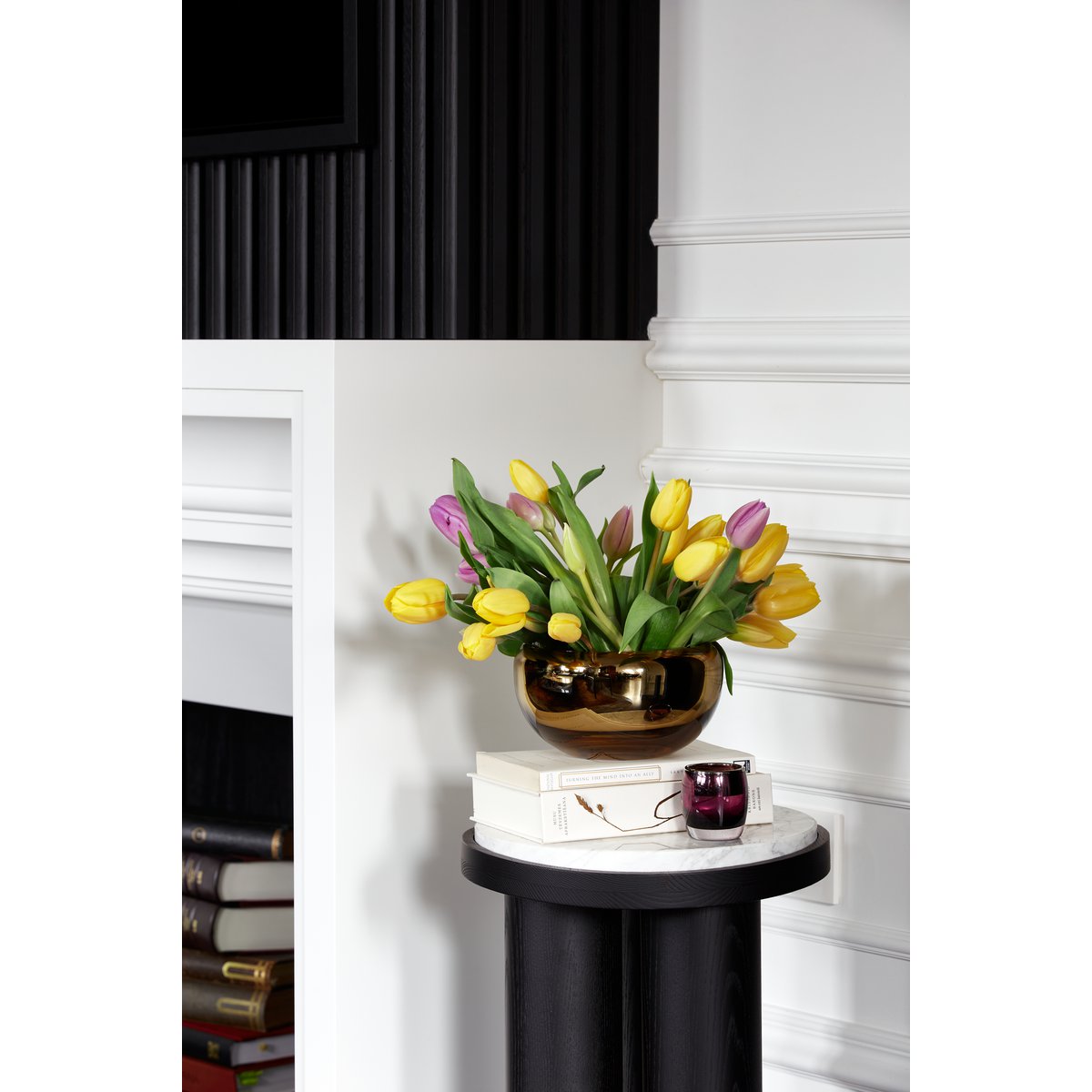 Deco kleine ronde schaal
