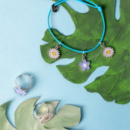 Bracelet Flowers Daisy & Violet
