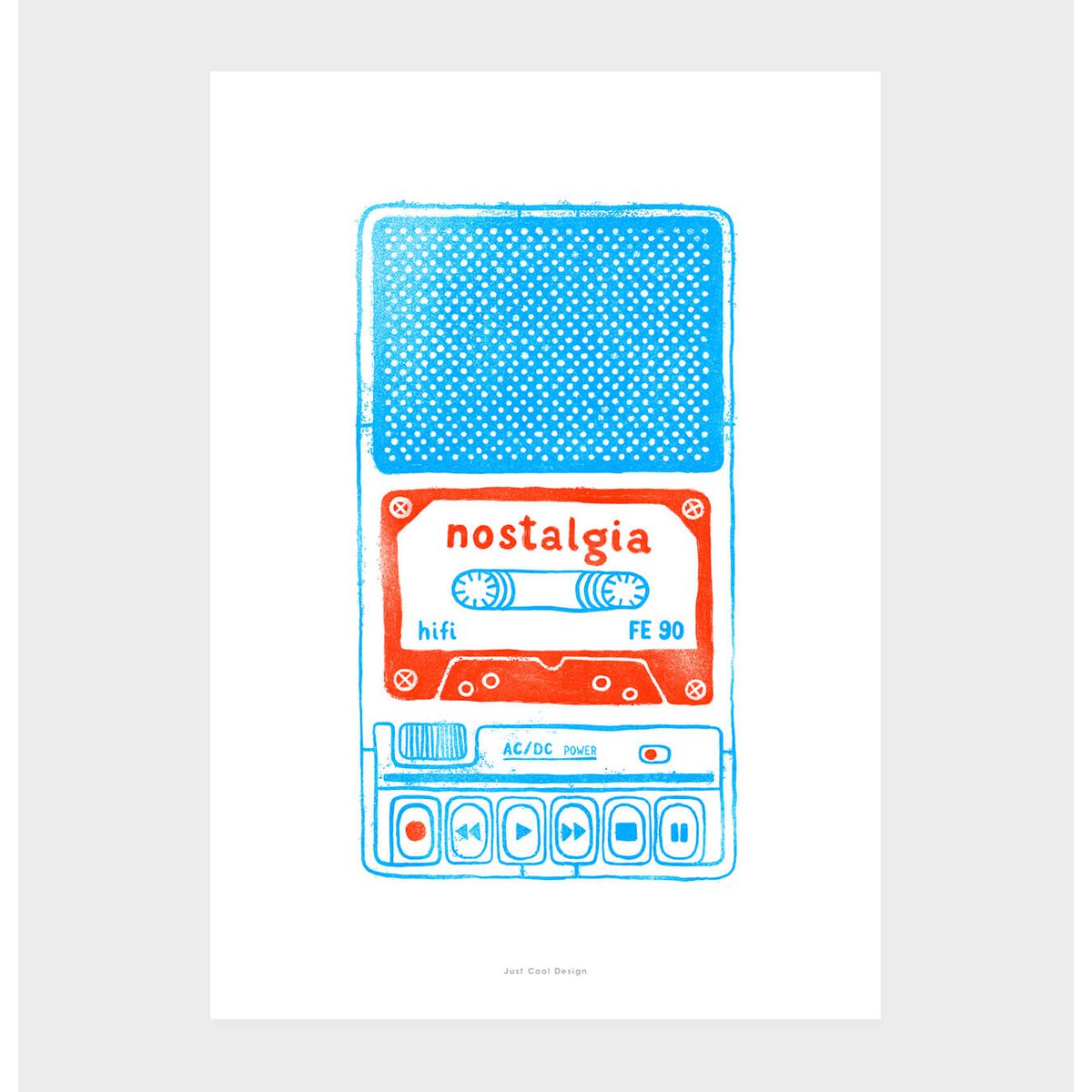 Impression d'art mural sur cassette