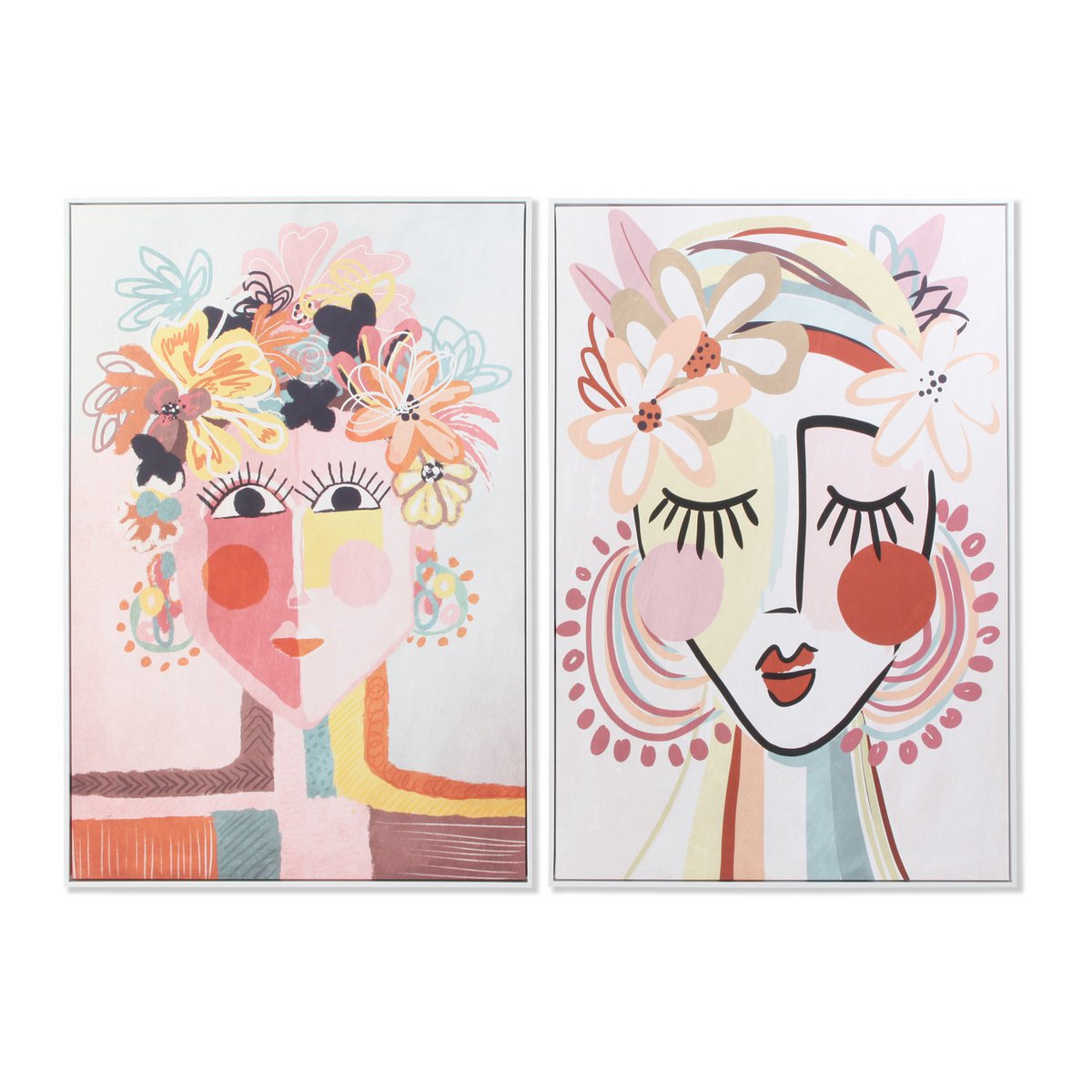 AFBEELDING PS 83X4,5X123 ABSTRACTE VROUW 2 ASSORTIMENTEN. CU180269