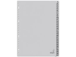 ECO tab Kangaro A4 numbers 180gr gray cardboard 23r 31pcs FSC