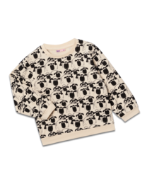 koaa - shaun le "troupeau de moutons" - beige à longs longs