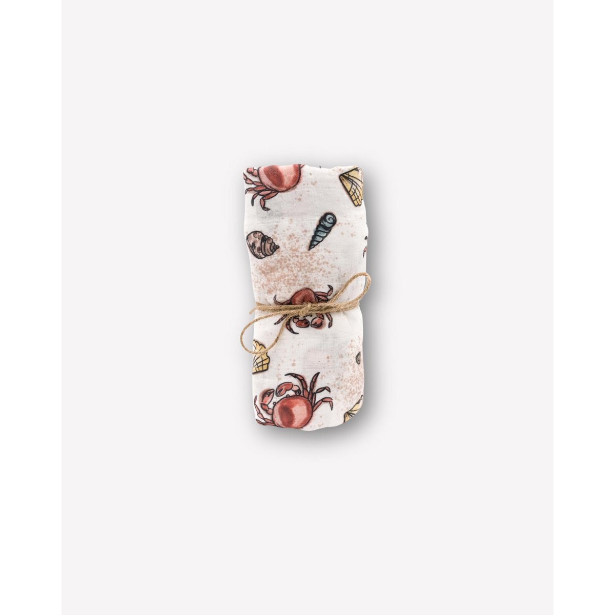 Mousseline doek biologisch katoen 120x120cm • Sealife