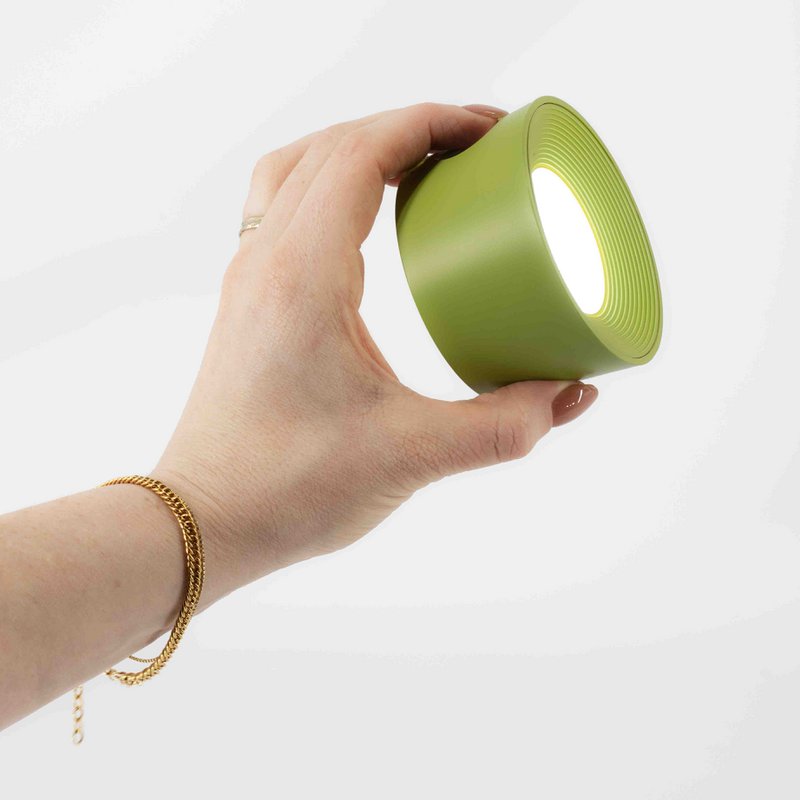 Schreibtischlampe Design LED auf Batterie weiß, mit Wandmontage