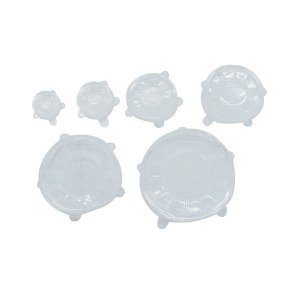 Set of 6 Fackelmann Basic Stretch Silicone Storage Lids