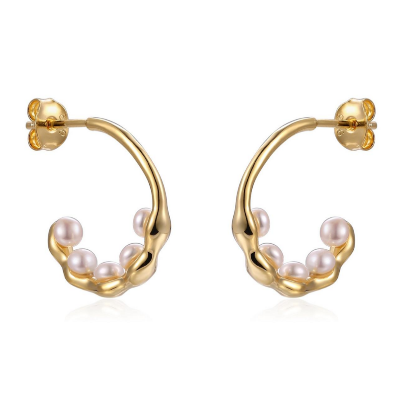 Boucles d'oreilles perles Armelle