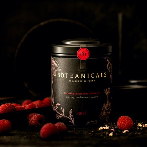 Ingen. 43: Sort te Darjeeling | rosenblomst | hindbær