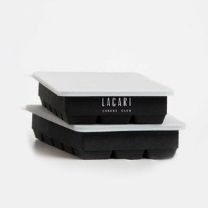 Ice cube tray: silicone ice cube tray with lid Lacari Ice Cube Tray