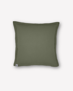 Musselin-Sofakissenbezug "Adela" • Olive Green